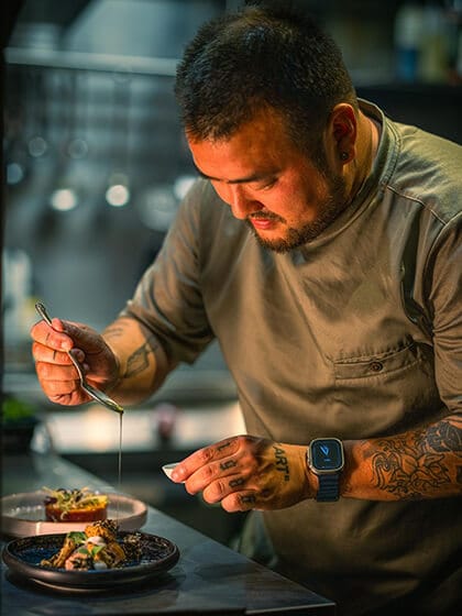 Wijnbar t Kantoor chefkok